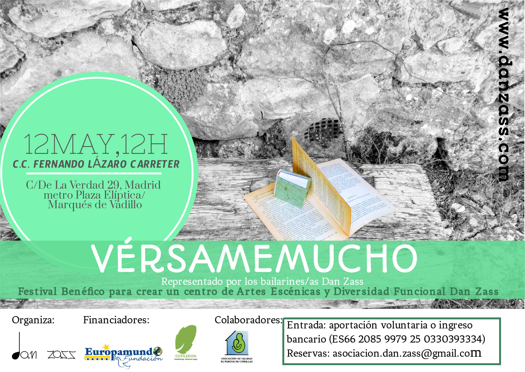 VÉRSAMEMUCHO  (12 de mayo)  Festival de DANZA Y DIVERSIDAD